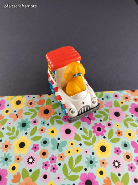 Vintage 1983 Playskool Muppets Big Bird Toy Popcorn Car Figure Miniature Toy