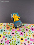 Vintage 1982 Hasbro Muppets Big Bird Toy Mail Truck Figure Miniature Toy