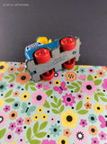 Vintage 1982 Hasbro Muppets Big Bird Toy Mail Truck Figure Miniature Toy