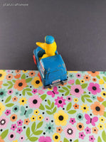 Vintage 1982 Hasbro Muppets Big Bird Toy Mail Truck Figure Miniature Toy