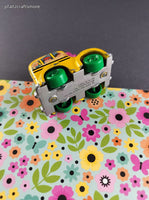 Vintage 1993 Lyons Group Barney the Dinosaur Toy School Bus Figure Miniature Toy