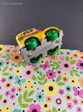 Vintage 1993 Lyons Group Barney the Dinosaur Toy School Bus Figure Miniature Toy