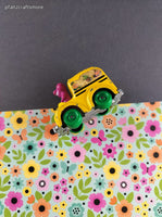 Vintage 1993 Lyons Group Barney the Dinosaur Toy School Bus Figure Miniature Toy