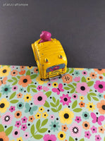 Vintage 1993 Lyons Group Barney the Dinosaur Toy School Bus Figure Miniature Toy