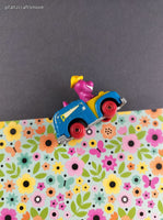 Vintage 1993 Lyons Group Barney the Dinosaur Toy Construction Car Figure Miniature Toy