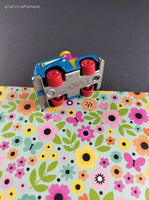 Vintage 1993 Lyons Group Barney the Dinosaur Toy Construction Car Figure Miniature Toy