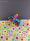 Vintage 1993 Lyons Group Barney the Dinosaur Toy Construction Car Figure Miniature Toy