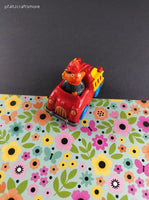 Vintage 1981 Muppets Ernie Toy Fire Truck Figure Miniature Toy