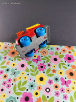 Vintage 1981 Muppets Ernie Toy Fire Truck Figure Miniature Toy