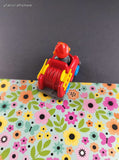 Vintage 1981 Muppets Ernie Toy Fire Truck Figure Miniature Toy