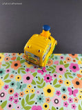 Vintage 1983 Playskool Sesame Street Bert Toy School Bus Figure Miniature Toy