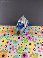 Vintage 1983 Playskool Sesame Street Grover Toy Rocket Figure Miniature Toy