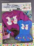 Vintage No-Sew Fabric Applique by Daisy Kingdom #C104-1001-002 Carrot Talk NEW