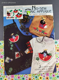 Vintage No-Sew Fabric Applique by Daisy Kingdom #C103-1690-011 Birds of a Feather NEW