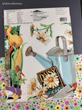 Vintage No-Sew Fabric Applique by Daisy Kingdom #6288 Gardening NEW