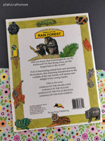 Vintage 1997 Windows on Nature Rainforest + Grasslands Softcover Books Set/2