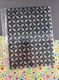 Vintage American Greetings SHINY Metallized Gift Wrap Wrapping Paper, 1 Sheet New