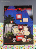 Vintage 1981 Hearts and Rainbows Book 2 by Bette Ashley Counted Cross Stitch Softcover Booklet