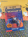 Vintage 1997 1st Printing Parachute Press R.L. Stine Goosebumps #60, Werewolf Skin *w/Mask*