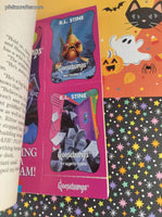Vintage 1997 1st Printing Parachute Press R.L. Stine Goosebumps #58, Deep Trouble II *w/Trading Cards*