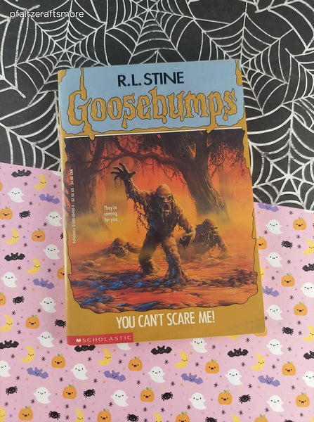 Vintage 1990's R.L. Stine Goosebumps #15, You Can't Scare Me! Softcover
