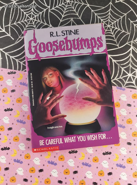 Vintage 1990's R.L. Stine Goosebumps #12, Be Careful What You Wish For... Softcover