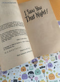 Vintage 1990's I Saw You That Night! by R.L. Stine Scholastic Softcover