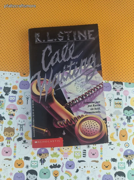Vintage 1994 1st Printing Scholastic Call Waiting by R.L. Stine Softcover