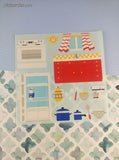 Vintage 1999 Mrs. Grossman's Kitchen Full Sticker Sheet, Clean & Unused