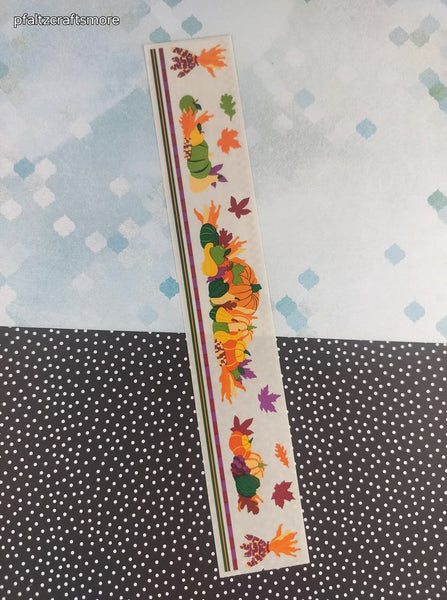 Vintage 1998 Mrs. Grossman's Design Lines Festive Autumn Borders Large Full Sticker Sheet, Unused
