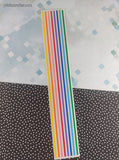 Vintage 1997 Mrs. Grossman's Design Lines Rainbow Lines Borders Large Full Sticker Sheet, Unused