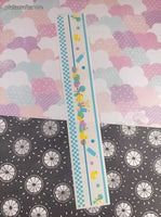 Vintage 1997 Mrs. Grossman's Design Lines Baby Boy Borders Large Full Sticker Sheet, Unused