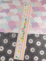 Vintage 1997 Mrs. Grossman's Design Lines Baby Girl Borders Large Full Sticker Sheet, Unused