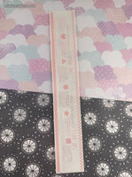 Vintage 1997 Mrs. Grossman's Design Lines Baby Girl Borders Large Full Sticker Sheet, Unused
