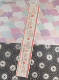 Vintage 1997 Mrs. Grossman's Design Lines Red Green Christmas Holly Borders Large Full Sticker Sheet, Unused