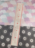 Vintage 1997 Mrs. Grossman's Design Lines Red Green Christmas Ribbons Borders Large Full Sticker Sheet, Unused