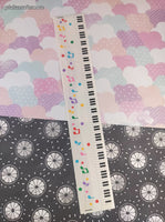 Vintage 1997 Mrs. Grossman's Design Lines Musical Note Borders Large Full Sticker Sheet, Unused
