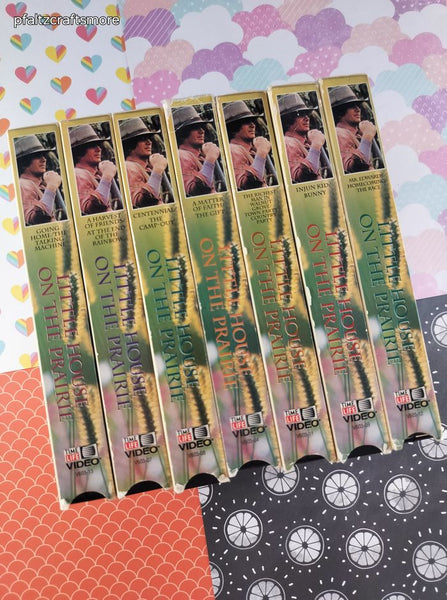 Vintage 1993 Little House on the Prairie Time Life Video VHS Tapes Set/7