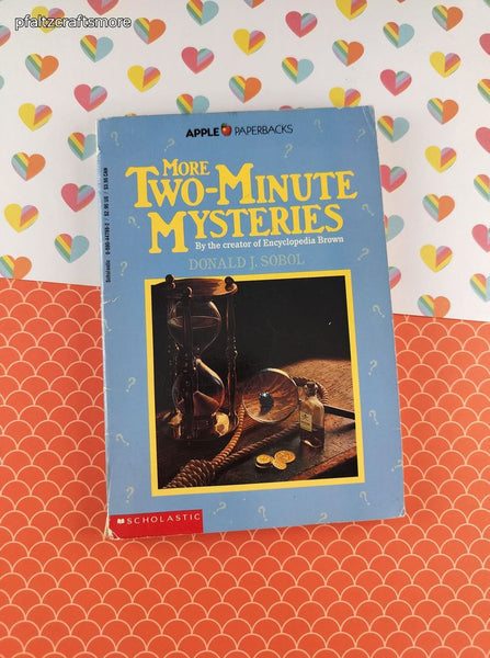 Vintage 1970's More Two-Minute Mysteries by Donald J. Sobol Scholastic Softcover