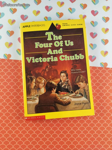 Vintage 1990 1st Printing The Four of Us and Victoria Chubb Scholastic Softcover