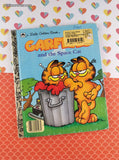 Vintage 1988 Little Golden Book: Garfield and the Space Cat Hardcover