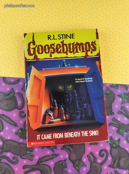 Vintage 1995 1st Printing R.L. Stine Goosebumps #30, It Came From Beneath the Sink! Softcover