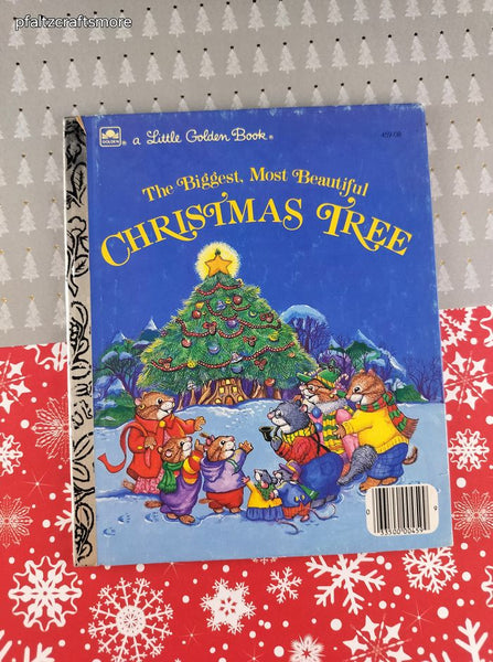 Vintage 1985 Little Golden Book: The Biggest, Most Beautiful Christmas Tree, Hardcover