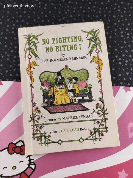 Vintage 1958 No Fighting, No Biting! by Else Holmelund Minarik I Can Read Book Hardcover