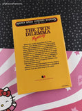 Vintage 1981 1st Printing Nancy Drew #63 The Twin Dilemma Mystery Softcover