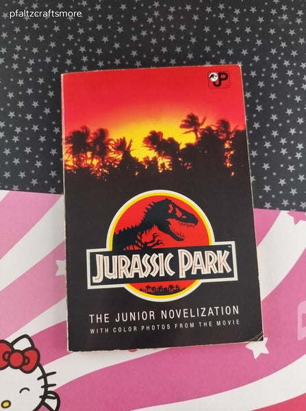 Vintage 1993 1st Printing Jurassic Park: The Junior Novelization Softcover