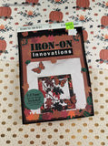 Vintage 1995 Fall Autumn Monarchs & Leaves Iron-On Innovations Applique Kit NEW SEALED
