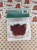 Vintage 1995 Fall Autumn Monarchs & Leaves Iron-On Innovations Applique Kit NEW SEALED