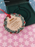 Vintage 1997 Longaberger Collector's Club Hometown Christmas Ornament