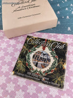 Vintage 1998 Longaberger Collector's Club Hometown Christmas Ornament (Packaging)